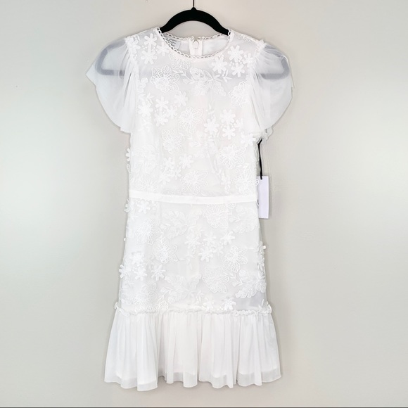 Ryse The Label Ivy White Ruffled Mini Dress - Picture 2 of 16